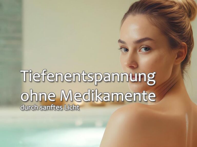 Tiefenentspannung ohne Medikamente durch sanftes Licht